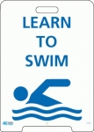 Pavement Sign A-Frame Learn to Swim