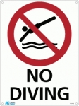 No Diving Prohibition Sign