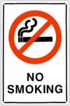 No Smoking Prohibition Sign