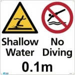 0.1m Shallow Water No Diving