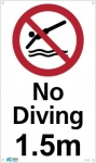1.5m No Diving 