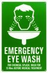 Emegency Eye Wash Sign