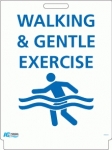 Pavement Sign Walking & Gentle Exercise